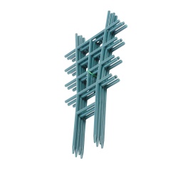 Решетка для вьюнов LISTOK  пластиковая 16х27,5 см 4 шт